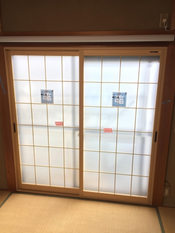 【川端丸太町店】エコ内窓プラマードU和室複層ガラス仕様